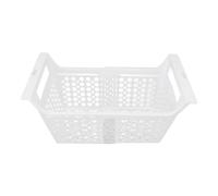RIZGHWOY Expandable Deep Freezer Basket Chest Freezer Organizer Bin Storage Rack Heavy Duty PP Material Adjustable Length Up to 10cm for Refrigerator Cabinet Pantry Closet Shelf (L)