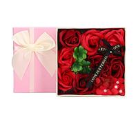 RIZGHWOY Exquisite Flower Box for Women, Romantic Shaped Box That Expresses Eternal Love for Gratitude on Valentine's Day, Anniversaries (Red)