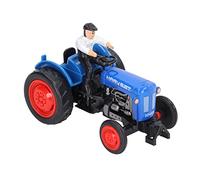 RIZGHWOY Farm Tractor Toy for Kids - Heavy Duty Alloy Engineering Farmer Car Toy for Kids, Endless Fun Game for Ages 3+ (Blue)