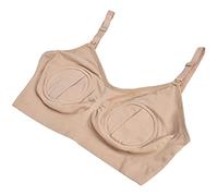 RIZGHWOY Hand Pumping Bra, Heavy Duty Wireless Nursing Bra, Breastfeeding Women Underwear, for Different People Suitable S M L XL (L)