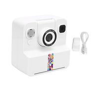 RIZGHWOY Instant Print Camera, Kids Color Printing Camera with 2.4 Inch Screen 16X Zoom 1080P HD Video MP3 Player