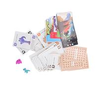 RIZGHWOY Interactive Dinosaur Board Game for Family Entertainment with 50 Cards and Game Boards for All Ages