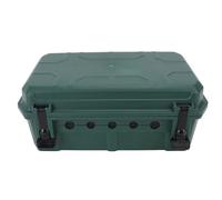 RIZGHWOY IP54 Water Resistant Electrical Power Cord Enclosure Box with Large Capacity for Outdoor Connections, Suitable for Xmas Holiday Lighting and Patio Heaters, PP Material (Green)
