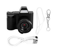 RIZGHWOY Keychain Digital Camera, 64G Memory Card 1.3in HD Screen Tiny Retro Pocket Camera for Travel Kids
