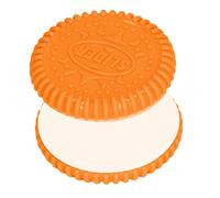 RIZGHWOY Magnetic Push Slider Shape Fingertip Sliding Toy for Anxiety and ADHD Concentration, Beautiful Appearance (Orange)