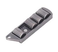 RIZGHWOY Metal Sliding Toy for ADHD, Sliding Toy for Stress and Anxiety Relief, Metal Material Keychain Hanger, Portable Design for Home and Office Travel (Silver)