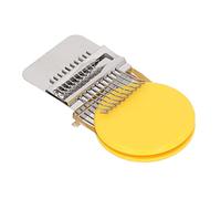 RIZGHWOY Mini Loom Knitting Machine Compact Simple Operation Hand Knitting Machine for Craft Lovers, Suitable for Travel Stainless Steel, Plastic (Yellow)