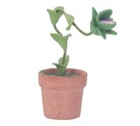 RIZGHWOY Mini Vivid Dollhouse Plant Made of Clay and Iron Wire, Portable Miniature Plant for 1/12 Dollhouse, Ideal for Kids and Collectors