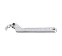 RIZGHWOY Multifunctional Adjustable Hook Wrench C Shape Spanner for Machinery Repair Chrome Vanadium Steel 1 Piece (Square Head 3/4”-2” (19-51mm))
