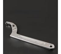 RIZGHWOY Multifunctional Adjustable Hook Wrench C Shape Spanner for Machinery Repair Chrome Vanadium Steel 1 Piece (Square Head 2”-4 3/4” (51-121mm))