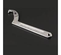 RIZGHWOY Multifunctional Adjustable Hook Wrench C Shape Spanner for Machinery Repair Chrome Vanadium Steel 1 Piece (Round Head 3/4”-2” (19-51mm))
