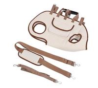 RIZGHWOY Multifunctional Dog Carrier, Stylish Pet Carrier Bag, Cat Bag, Breathable Multifunctional Traction Backpack for Travel, Black (S)