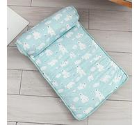 RIZGHWOY Pet Cooling Mat Scratch-Resistant Summer Bed for Dogs Cats, Pressure-Activated Gel Cooling Pad for Kennels or Sofa, Pink Cherry/Blue Banana, 60 X 40cm (RIZGHWOY6hpzq23v5s-10348067)