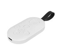 RIZGHWOY Remote Control Wireless Selfie Clicker Camera Shutter for Android Smartphones and Tablets with USB Type C Charging 200mAh Battery Lanyard for TikTok Videos (White)
