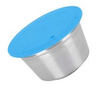 RIZGHWOY Reusable Coffee Filter Made of Stainless Steel for Ecological Capsules Cups with a Good Filter Effect for Office Use (Blue)