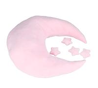 RIZGHWOY Safe and Comfortable Baby Photography Moon Pillow, Soft Newborn Photography Pillow, Improves Comfort and Support, for Photographing Toddlers 0-3 Months (Pink)
