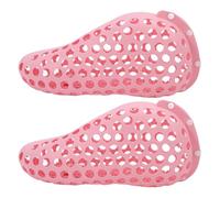 RIZGHWOY Shoe Washing Bag Upgraded Large Size Professional Shoe Cleaner 360 Degree Cleaning for Laundry Portable Washing for Men and Women Silicone 2 Packs (Pink)