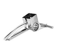 RIZGHWOY Stainless Steel Cheese Grater, Manual Cheese Shredderwith 3 Rotatable Drums Hand Cranked for Soft Hard Chocolate Nuts Parmesan