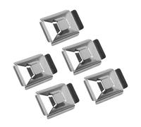 RIZGHWOY Stainless Steel Sample Embedding Box Base Mold, 5Pcs Tissue Embedding Processing Cassette with Well Designed Structure for Organizing Laboratory Samples