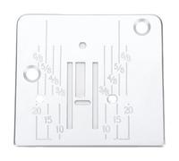 RIZGHWOY Stainless Steel Sewing Machine Needle Plate, Throat Plate Feed Dog Plate for JANOME Babylock Bernette