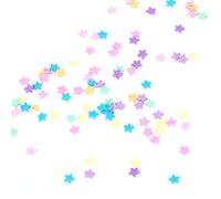 RIZGHWOY Star Clay Slice Colorful Art Crafts for Handmade Nail Decorations, Lightweight 30gBag DIY Soft Clay Pieces for DIY Nail Art, Cut Books, Clothing, Cups