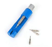 RIZGHWOY Strap Remover Tool Set with Pins Lightweight Blue or Black Easy to Use for Quick Watch Adjustments 6.6 X 1.4 X 1.3cm (Blue)