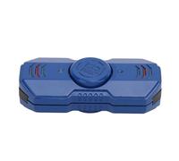 RIZGHWOY Stress Relief Haptic Touch Card with Purple Light to Relieve Anxiety, Ideal for Restless Hands and Breaking Bad Habits, for Birthdays, Christmas, 40 MAh LR41 Button Battery X 4 (Blue)