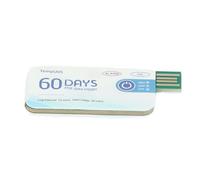 RIZGHWOY TempU05 Single Use Temperature Recorder USB PDF Report 10 Minutes Log Interval ±0.5°C Accuracy Blue 2.64x1.1in for Food and Drugs (TempU05)