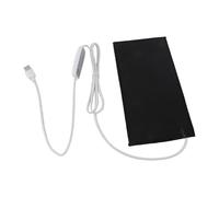 RIZGHWOY USB Heating Pad for Warmth on Lumbar and Abdomen, Temperature Regulating Washable Cloth, 4 Temperature Settings, Suitable for Humans and Small Animals (25x30cm)