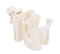 RIZGHWOY Versatile Stroller Cup Holder, Stable Tilt-Proof Drink Holder, Integrated Stroller Phone, for Phone Water Bottle (White)