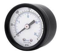 RIZGHWOY Versatile Water Pressure Meter for Air Use with 0-20bar 0-300psi Measurement Durable Mini Design