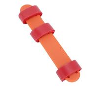 RIZGHWOY Violin Wrist Practice Aid, Left Hand Plastic Trainer for Beginners with Adjustable Hook and Loop Strap to Correct Hand Position, Improve Playing Accuracy (Orange)