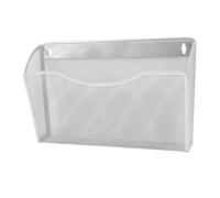 RIZGHWOY Wall Mount File Holder, Metal Mesh Storage Organizer for Letter