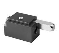 RIZGHWOY Woodworking Right Angle Corner Chisel High Accuracy Self-Aligned Tool for Door Lock Recesses 1 Unit (Black)