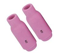 RIZGHWOY WP-17 WP-18-26 TIG Welding Torch 10pcs Ceramic Nozzle Cups #4 to #8 1/4"-1/2" Optional Sizes (Mouth 8mm 10N49(5#))