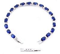 RIZILIA Fold Over Bracelet Extender Clasp 3cm/1.2" - 18K White Gold Plated Jewellery Extension - (Extender Only, No Bracelet Included)