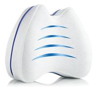 RizKin Memory Foam Knee Pillow for Side Sleepers - Ergonomic Leg, Hip & Spine Support - Pillow ideal for Pregnancy, Sciatica, and Back Pain Relief - Comfortable alignment pillow