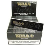 RIZLA Full Box Of 50 Special Edition Rizla Black King Size Slim Rolling Paper Free P&P