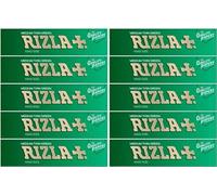 Rizla Green King Size Slim Rolling Papers - 10 Packs | Ultra-Thin, Slow-Burning, Premium Quality for Cigarettes & Rolls | Trending Smoking Essentials Sold by Swiss+