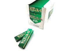 Rizla Green Short Rolling Papers, 10 Packs, Green.