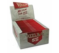 RIZLA King Size Red Rolling Paper Pack Of 10 Booklets