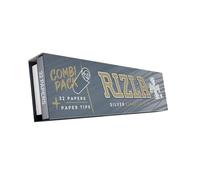 Rizla 30 x Silver King Size Combi Pack - 32 King Size Papers + 32 Paper Tips