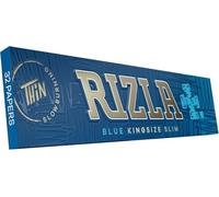 Rizla King Size Slim Blue Rolling Paper Full Box Of 50