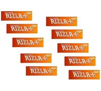 Rizla Liquorice Rolling Papers - 10 Pack | Premium Flavored Cigarette Papers | Smooth Burn, Natural Taste | 50 Leaves per Pack | Classic Rizla+ Quality | Smoking Accessories Bulk Set