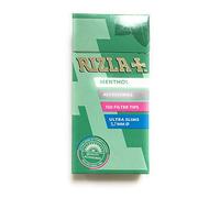 Rizla Menthol Ultra Slims Filter Tips 120 Tips Per Pack - 5 Packs (600 Tips)