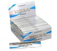 Rizla Micron King Size Slim (Micron Thin) Smoking Rolling Papers - 1 Box x 50 Booklets by Rizla
