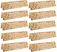 Rizla Natura King Size Rolling Papers - 10 Pack - Unbleached, Natural Rolling Papers - Smooth Burn - Eco-Friendly - Sustainable - Authentic Rolling Experience - Premium Quality