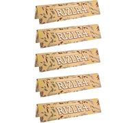 Rizla Natura King Size Rolling Papers - 5 Pack - Unbleached, Natural Rolling Papers - Smooth Burn - Eco-Friendly - Sustainable - Authentic Rolling Experience - Premium Quality