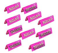 RIZLA Pink Regular Standard Size Quality Rolling Papers (10)