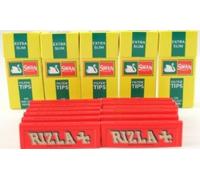 Rizla Red Rolling Papers and Swan Extra Slim Filters 600